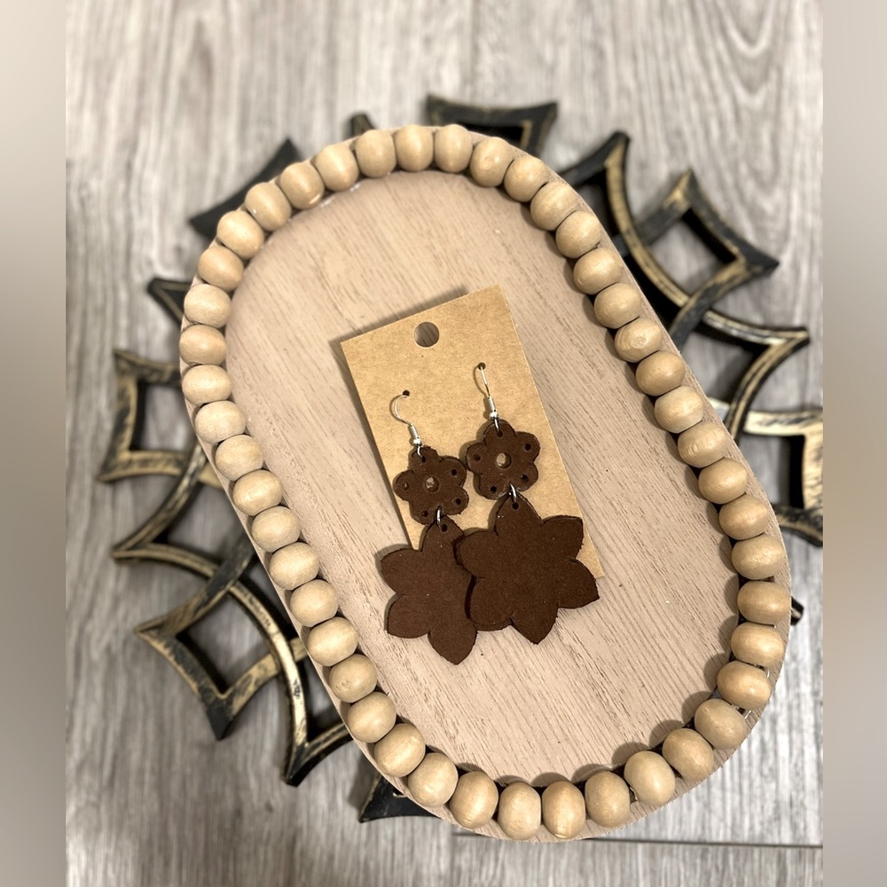 Genuine Leather Earrings